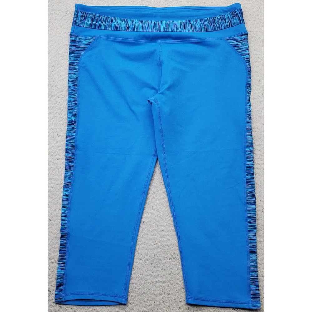 Fabletics Camacan Capri Leggings Womens 10 Multi High Waisted Athletic Workout
